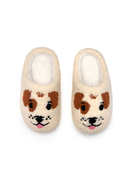 Dog Face Kids Slippers