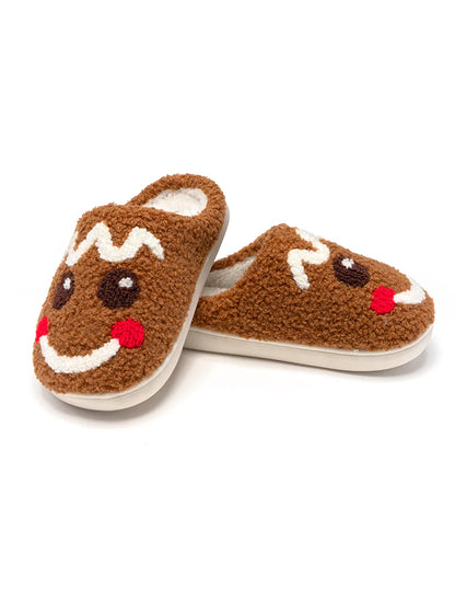 Gingerbread Kids Slippers