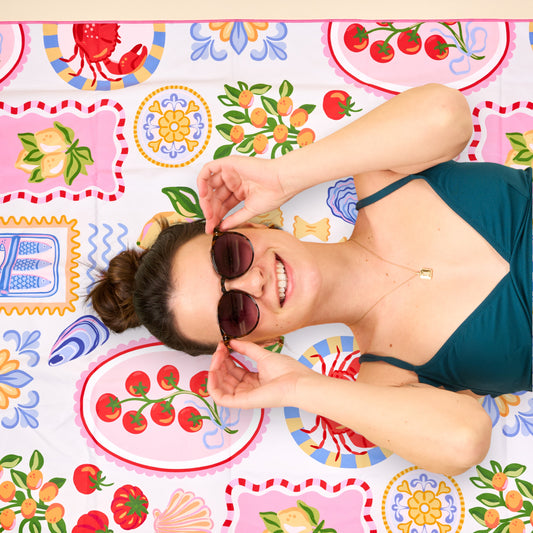 XL Quick-Dry Beach Towel-Ciao Bella