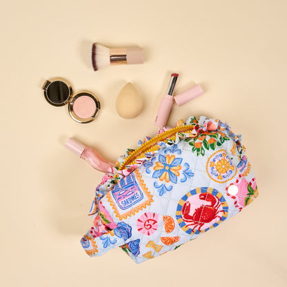 Essentials Quilted Cosmetic Pouch-Ciao Bella