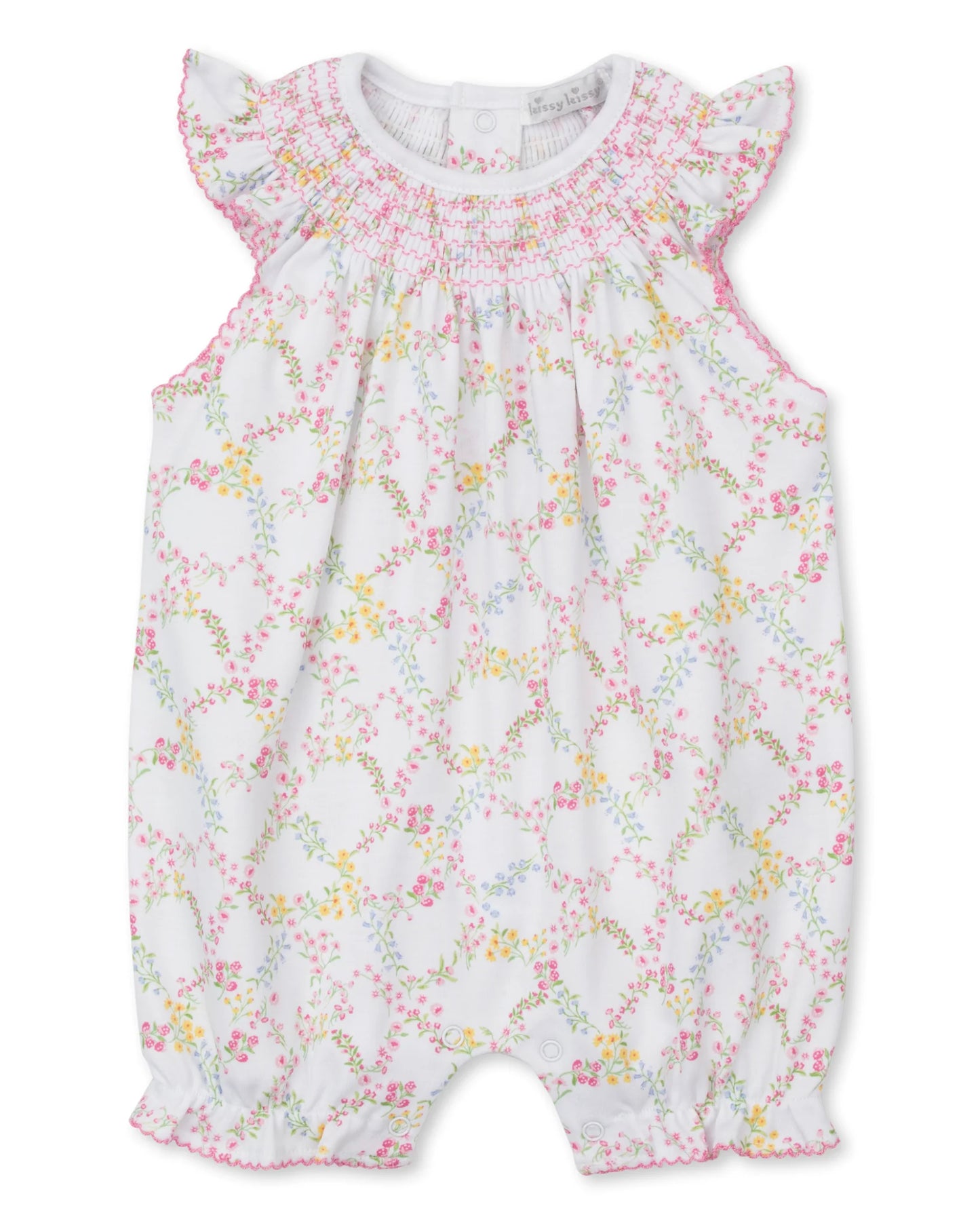 Kissy Kissy Garden Trellis Floral Short Playsuit
