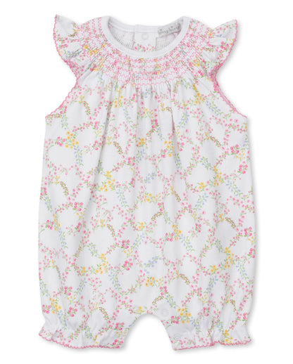 Kissy Kissy Garden Trellis Floral Short Playsuit