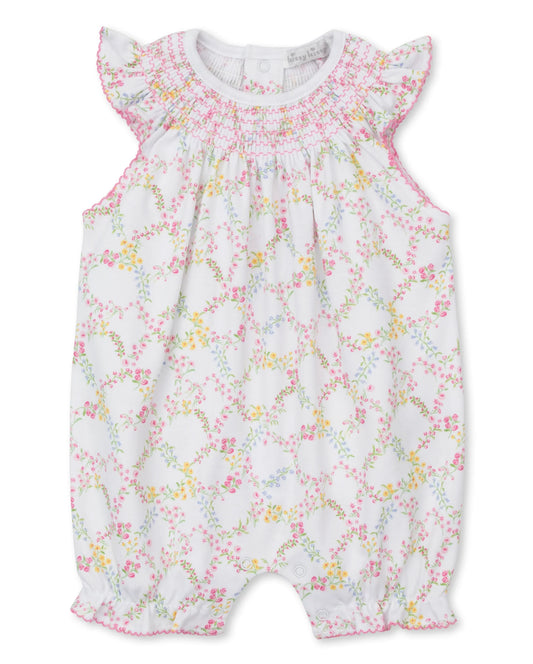 Kissy Kissy Garden Trellis Floral Short Playsuit