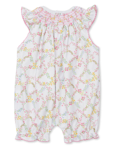 Kissy Kissy Garden Trellis Floral Short Playsuit