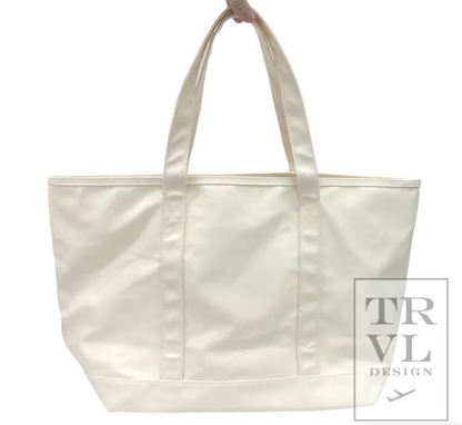 Maxi Coated Canvas Tote