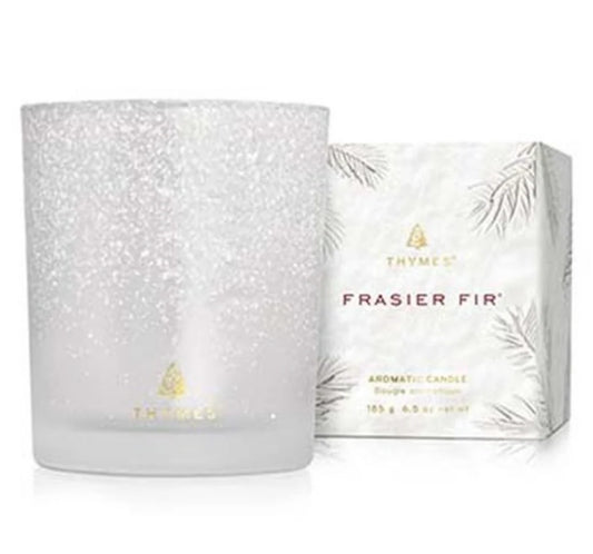 Frasier Fir Medium Flocked Collection Poured Candle