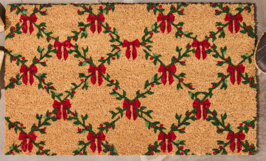Holiday Trellis Door Mat