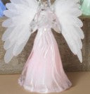 4.9"H B/O Lighted Acrylic Angel