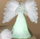 4.9"H B/O Lighted Acrylic Angel