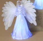 4.9"H B/O Lighted Acrylic Angel