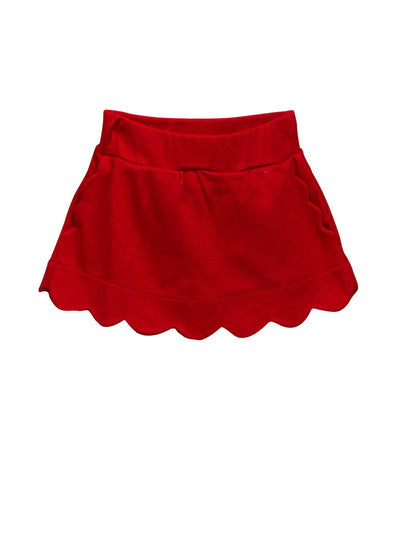 Scallop skort
