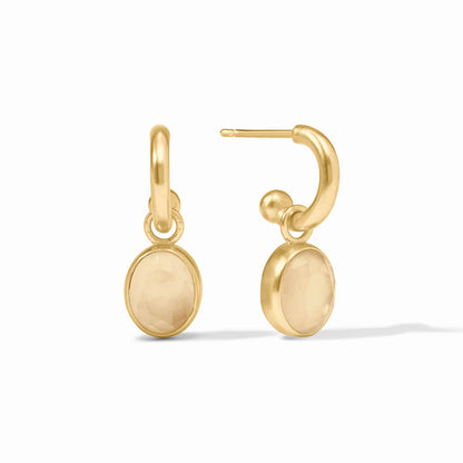 Stardust 6-in-1 Earring Iridescent Clear Crystal