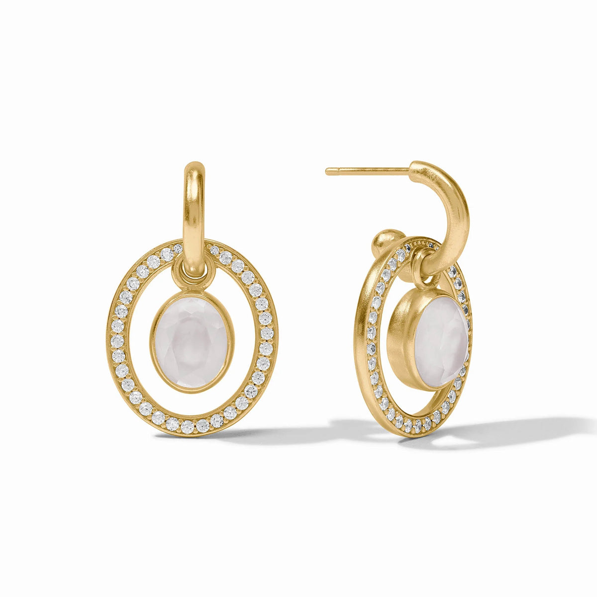 Stardust 6-in-1 Earring Iridescent Clear Crystal