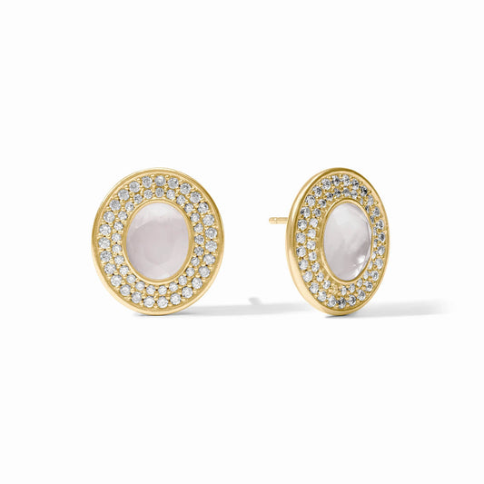 Stardust Stud Iridescent Clear Crystal