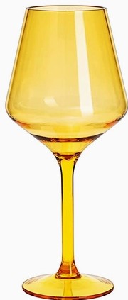 Unbreakable Colored Stemmed Acrylic Wine Glass