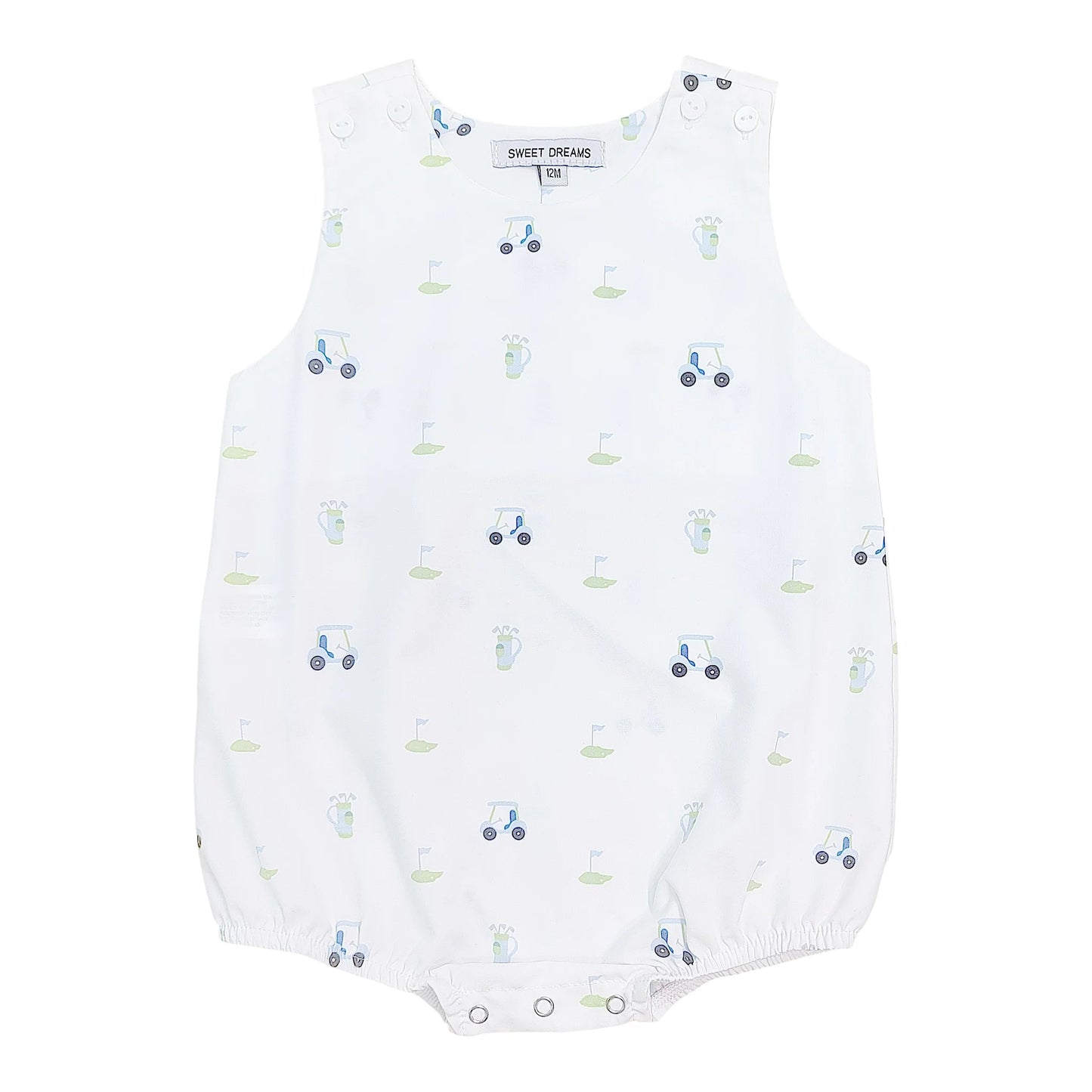 Golf Print Boy Bubble