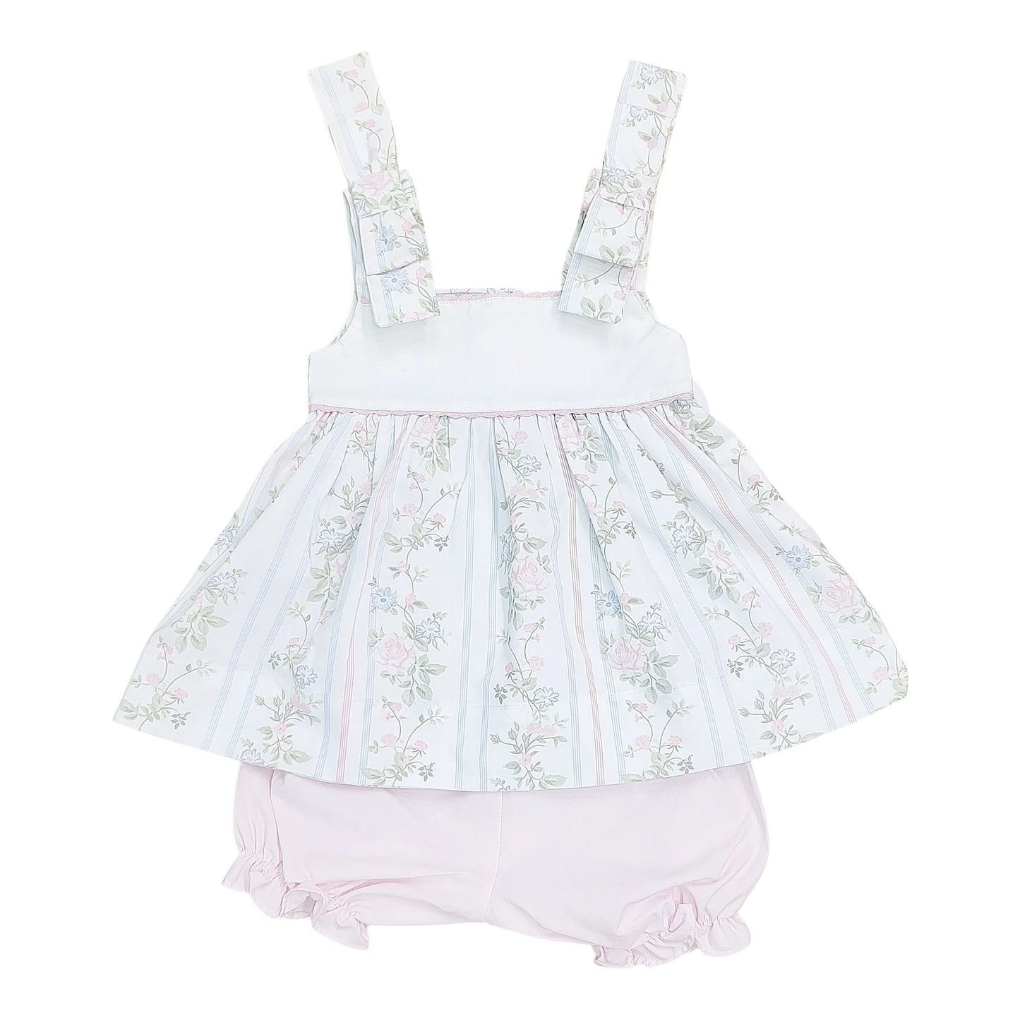 Valerie Bow Strap Bloomer Set