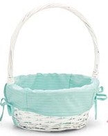 Willow Basket with Fabric Liners