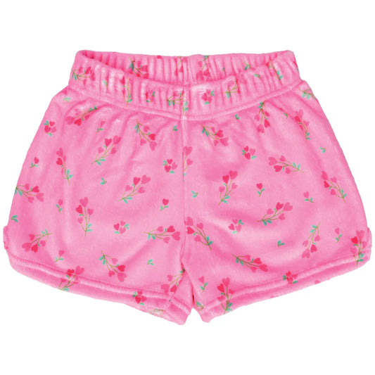 Sweet Heart Vine Plush Shorts