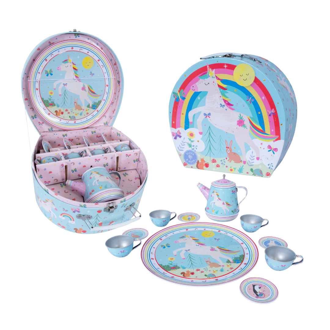 Rainbow Fairy 11pc Musical Tea Set
