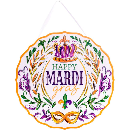 Mardi Gras Door Hanger