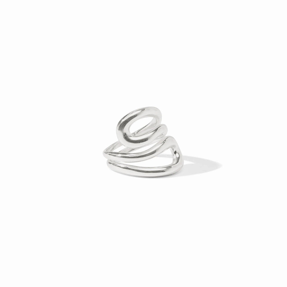 Wave Wrap Ring- Silver