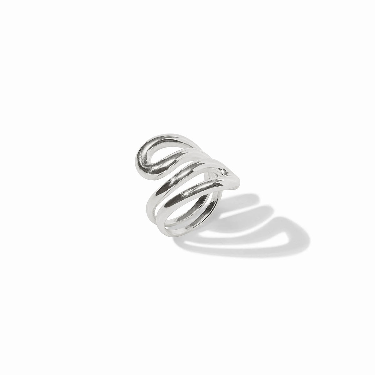 Wave Wrap Ring- Silver