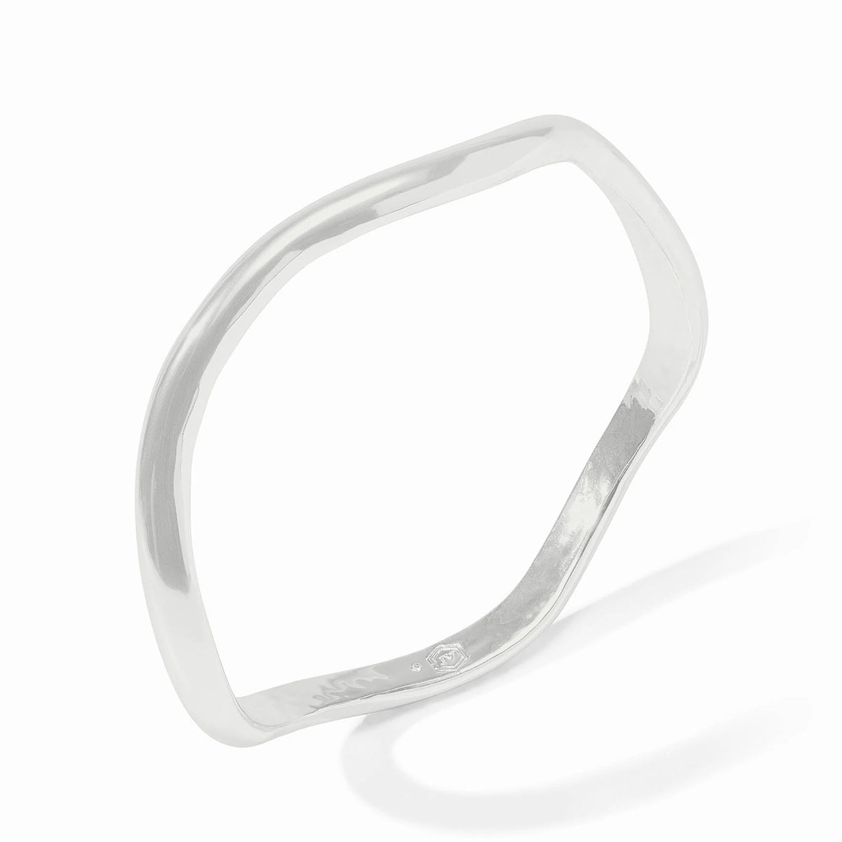 Wave Bangle- Silver