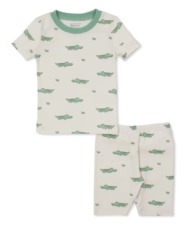 Kissy Kissy Crocodile Walk Short PJ Set Snug