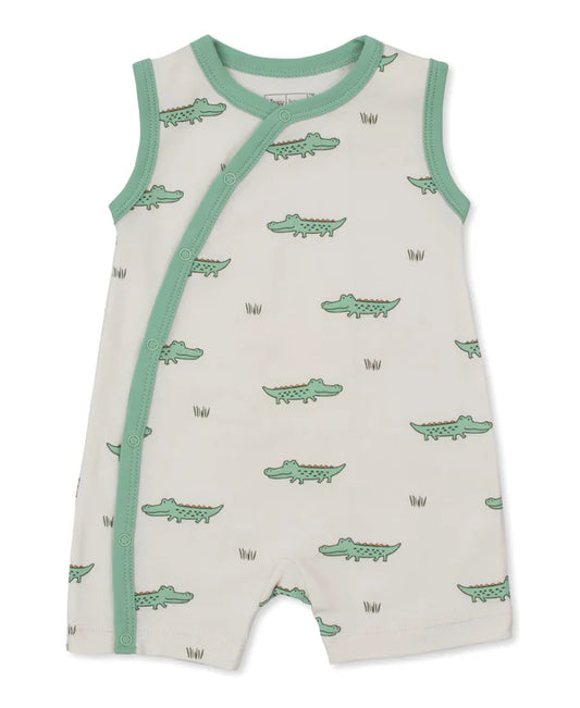 Kissy Kissy Crocodile Walk Sleeveless Playsuit