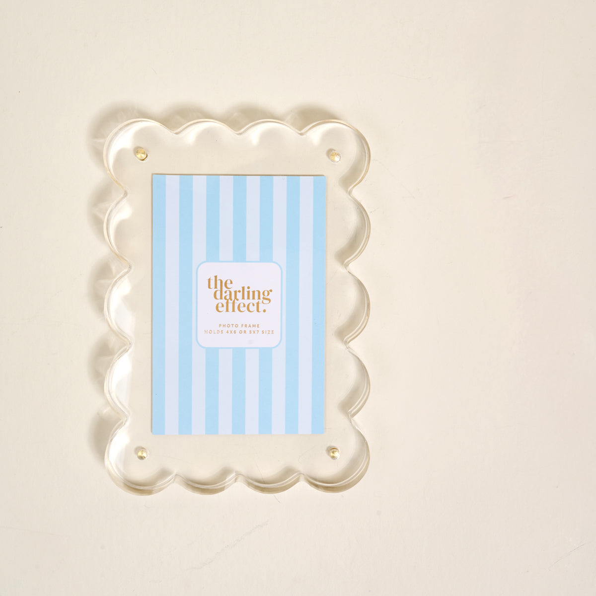 Rectangle Scalloped Acrylic Frame