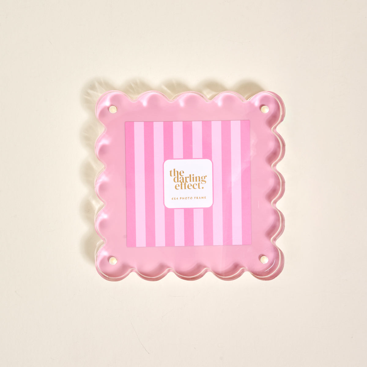 Square Scalloped Acrylic Frame