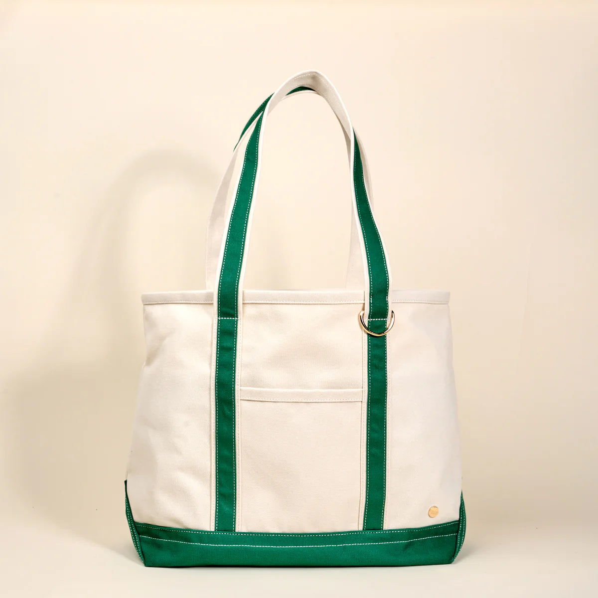Signature Canvas Tote- Dark Green