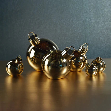 LED Metallic Glass Oversized Ornament Ball