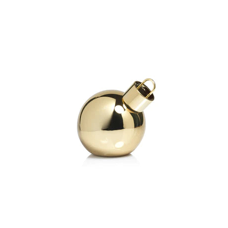LED Metallic Glass Oversized Ornament Ball