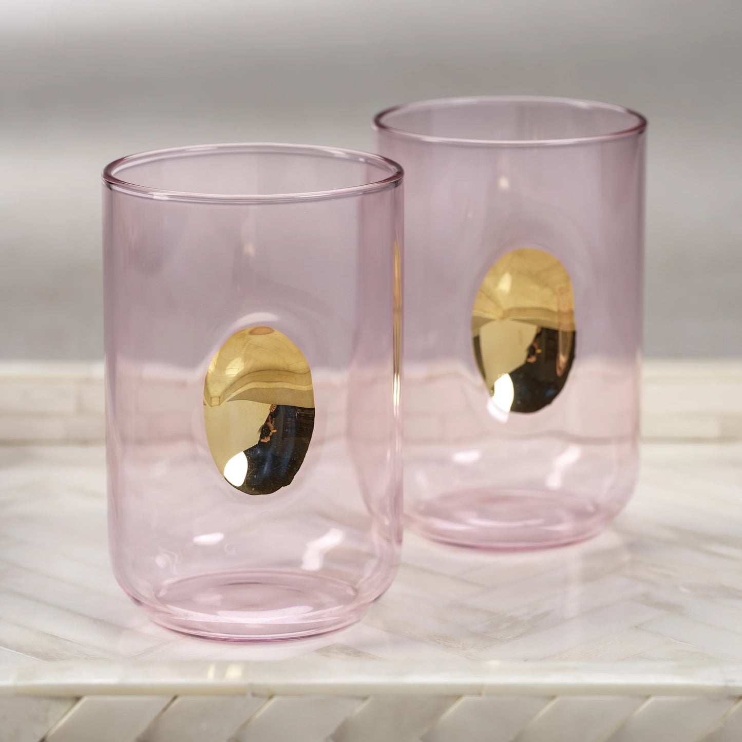 Aperitivo Tumbler with Gold Accent