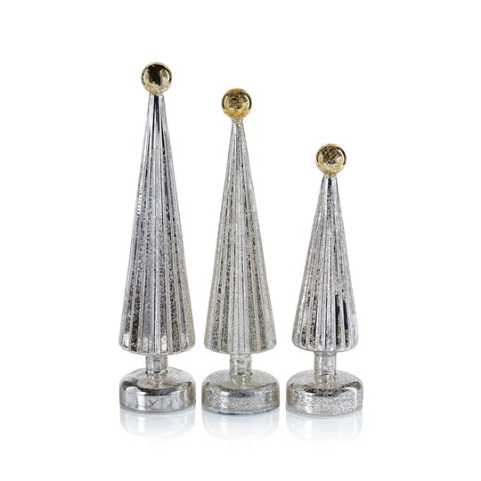 LED Tree with Globe Finial