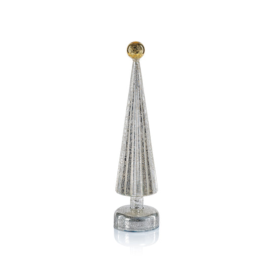 LED Tree with Globe Finial