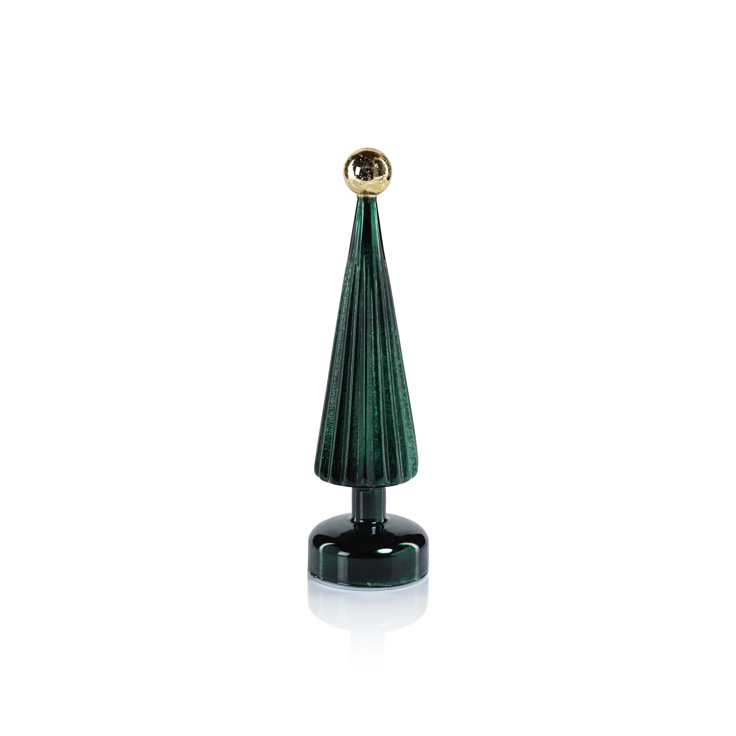 LED Tree with Globe Finial