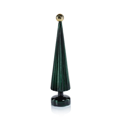 LED Tree with Globe Finial