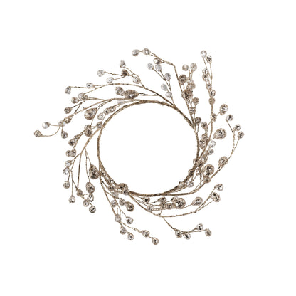 Beaded Glass Berry Wreath