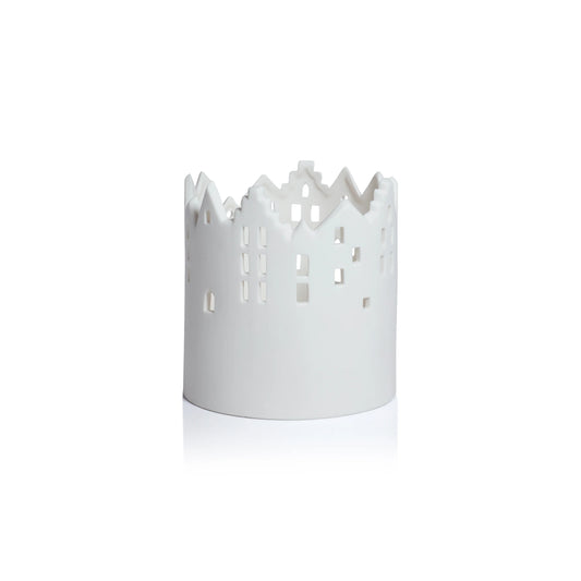 5.5in Skyline Ceramic Multi-Purpose Hurricane/Planter