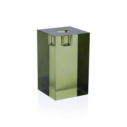 Rectangular Crystal Glass Taper