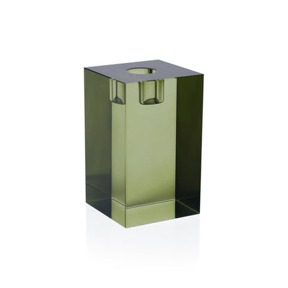 Rectangular Crystal Glass Taper