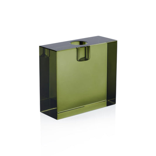 Square Crystal Glass Taper