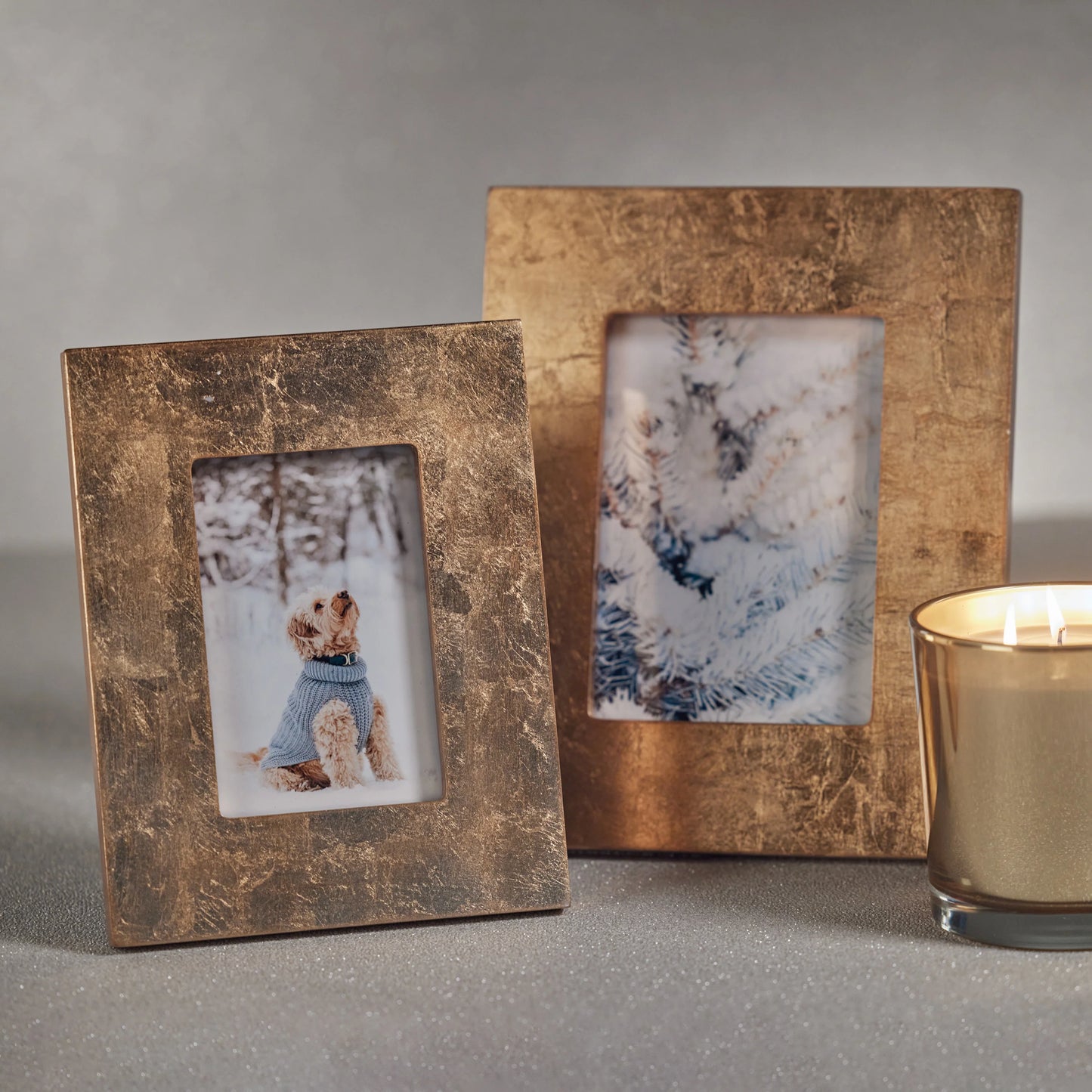 Gold Leaf Photo Frame