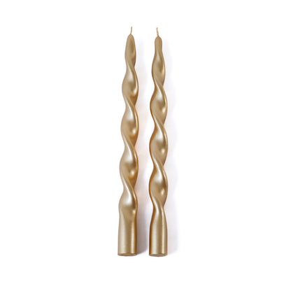 Lumière Twist Formal Candles - Set of 2