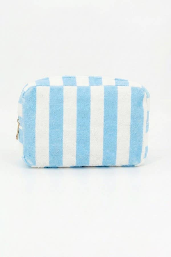 Striped Terry Cloth Bag