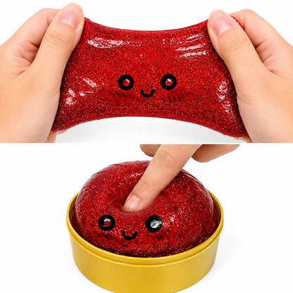 Mystery Glittered Dumpling Squishy Toy