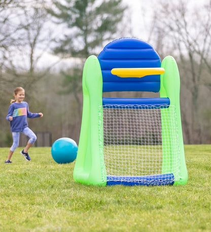 Inflatable Aim 'n Score Basketball and Soccer Game